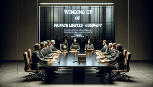 WINDINGUP OF PRIVATE LIMITED COMPANY