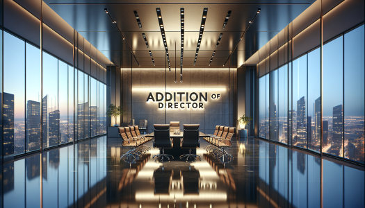 ADDITION OF DIRECTOR